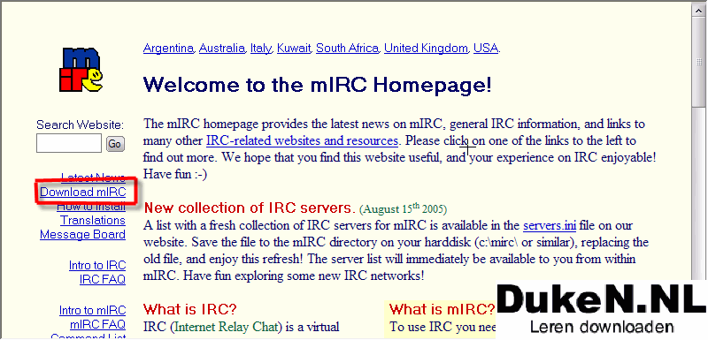 mirc download directory mirc download directory