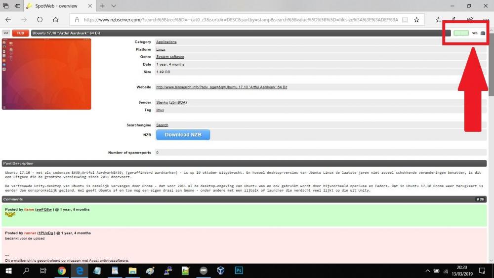 Downloaden met NZBget Downloaden Duken.nl