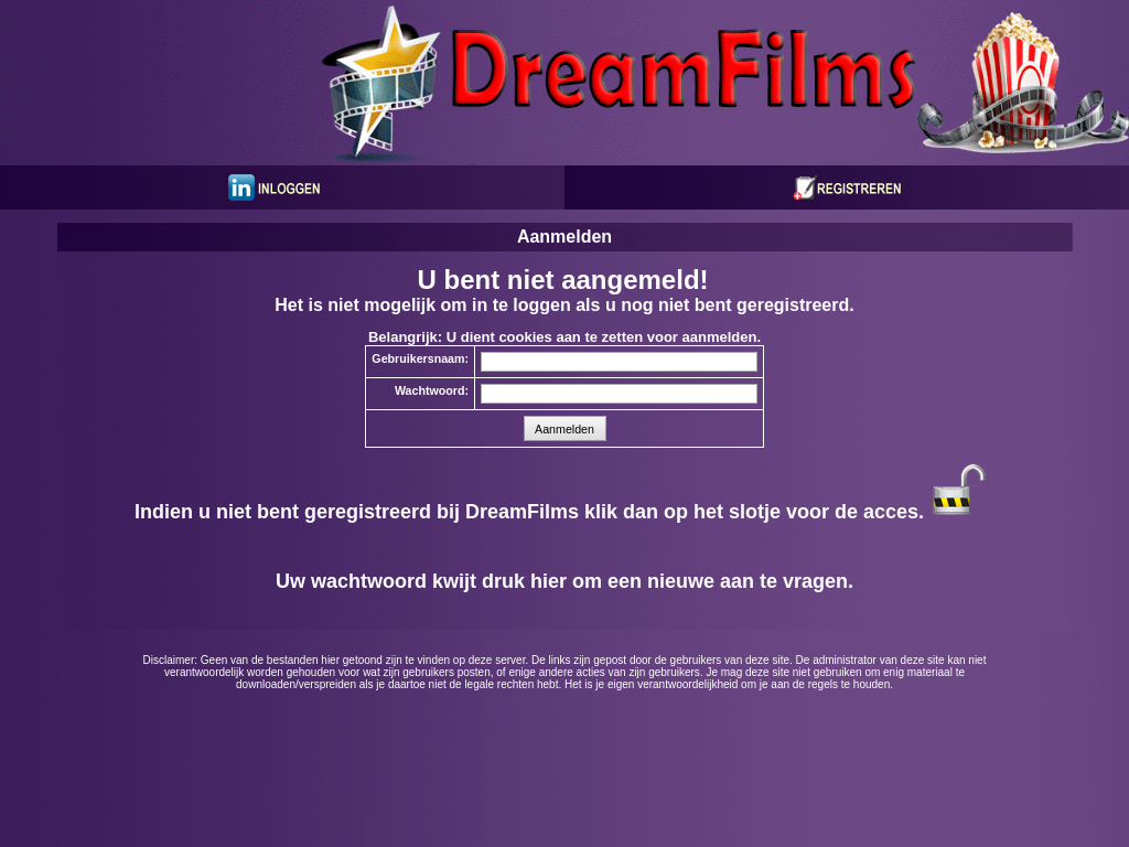Meer informatie over "offline - dreamfilms.biz"