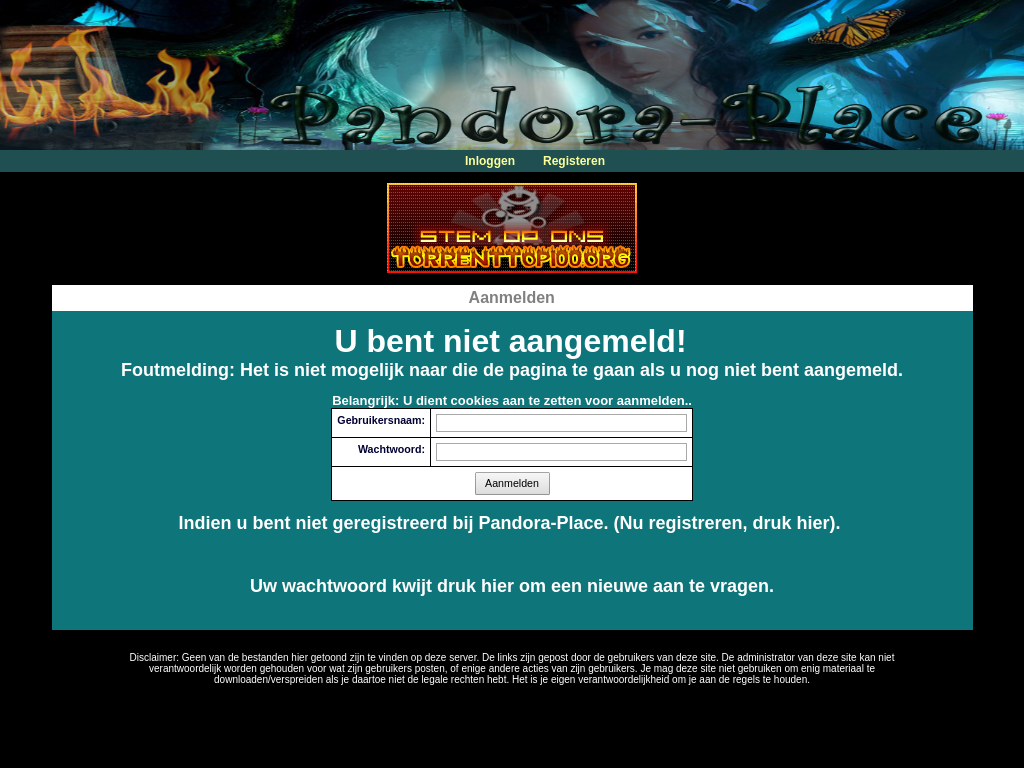 Meer informatie over "offline - pandora-place.me"