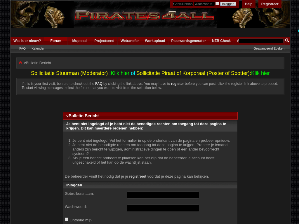 Meer informatie over "offline - pirates4all.com"