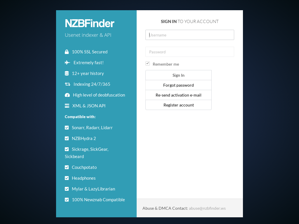 Meer informatie over "nzbfinder.ws"