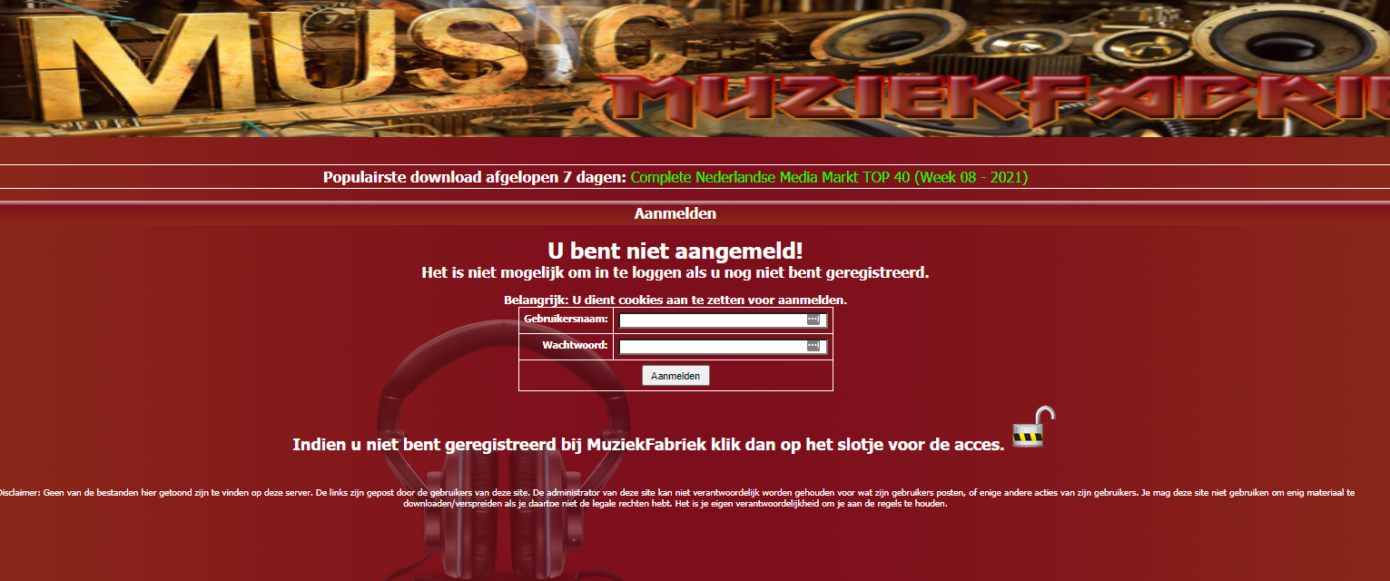 Meer informatie over "offline - muziekfabriek.org"