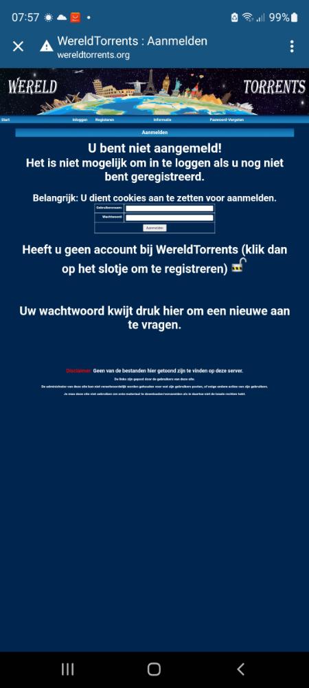 Meer informatie over "offline - wereldtorrents.org"