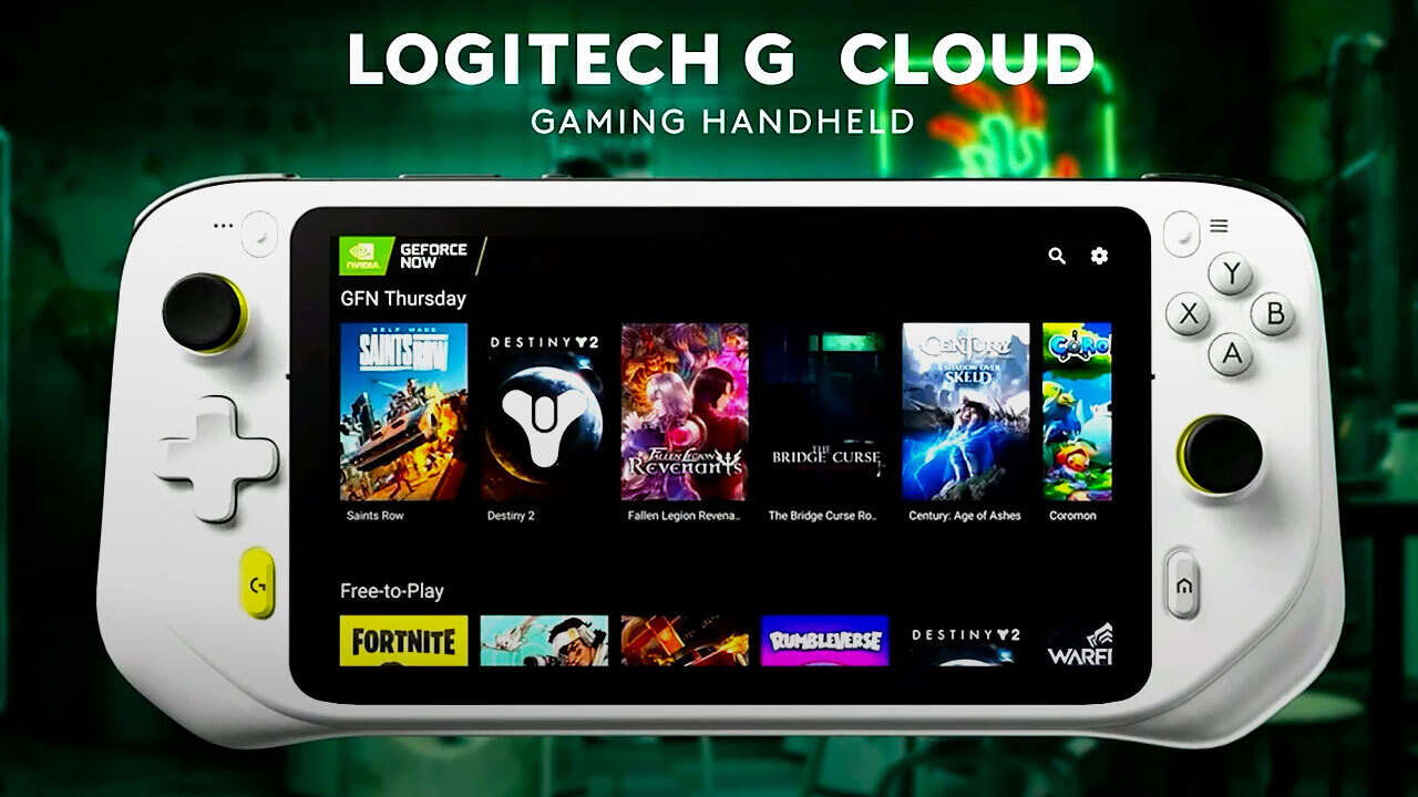 Meer informatie over "Logitech G Cloud Gaming Handheld concurrentie voor Nintendo Switch"