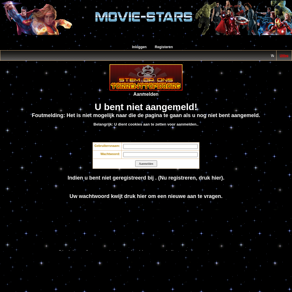 Meer informatie over "offline - movie-stars.org"