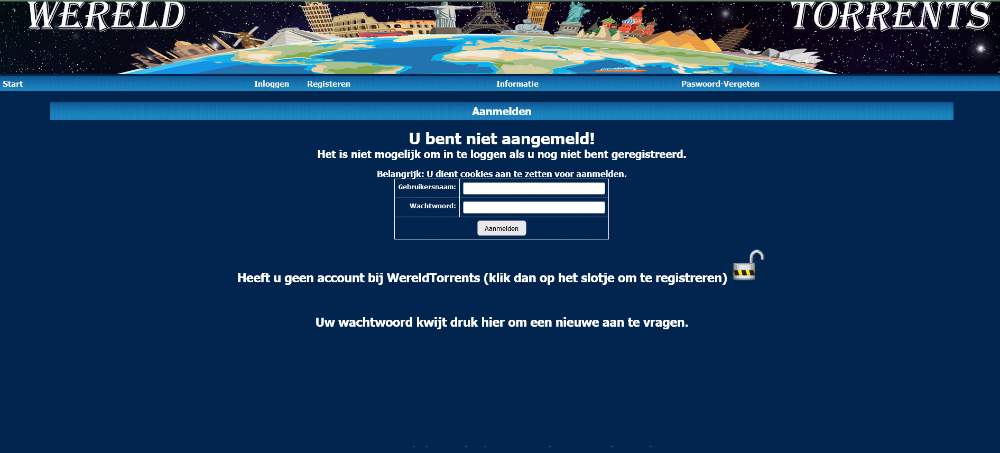 Meer informatie over "offline - wereldtorrents.org"