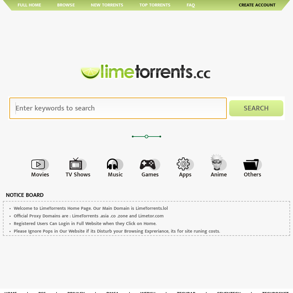 Meer informatie over "limetorrents.cc"