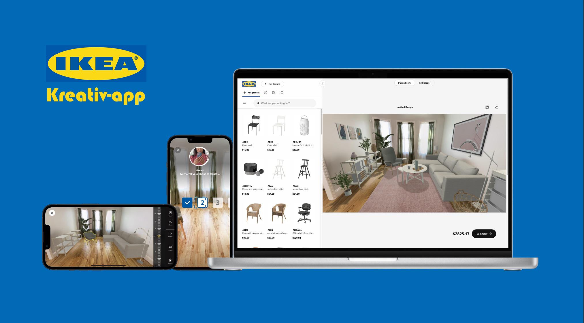 Meer informatie over "IKEA lanceert AI Kreativ-dienst in app"