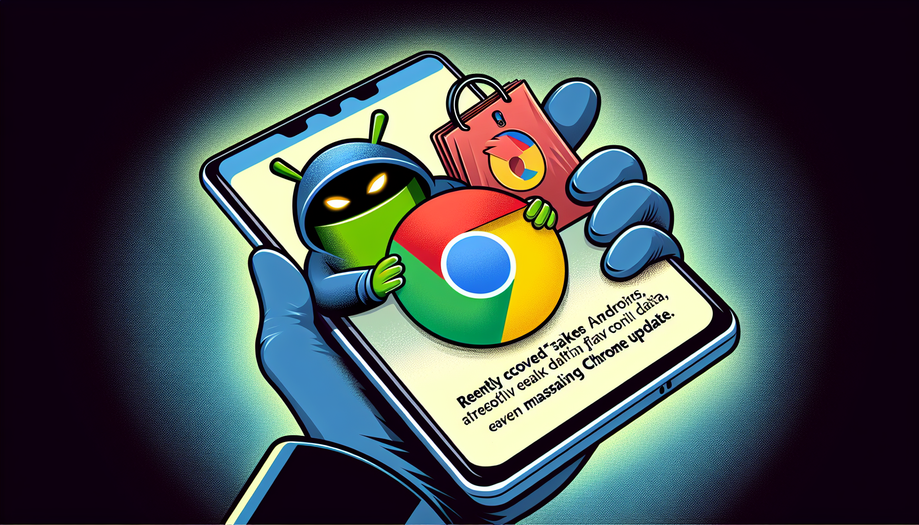 Meer informatie over "Android-gebruikers let op!!!!! nep-Chrome-update steelt je bankgegevens"