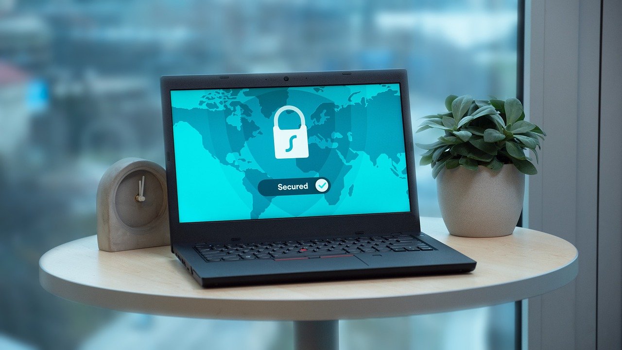 VPN-verbinding op een laptop