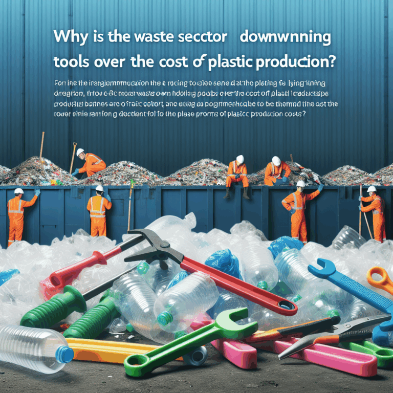 Waarom legt de afvalsector het werk neer over de kosten van plasticproductie?
