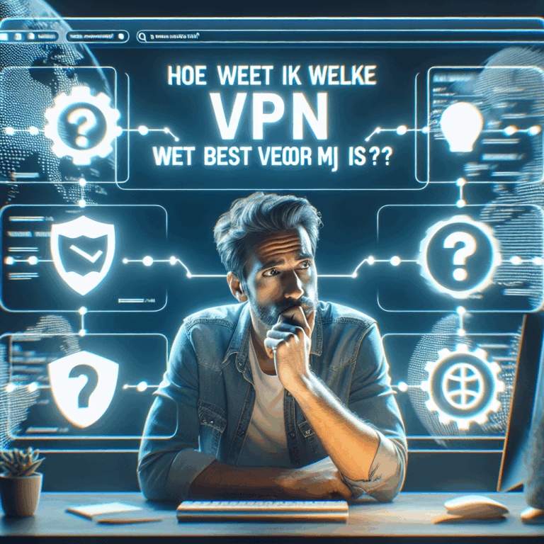 Hoe weet ik welke VPN het beste voor mij is?