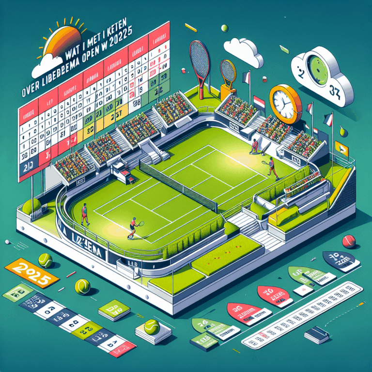 Wat moet ik weten over Libema Open 2025: data, lotingen en geschiedenis?