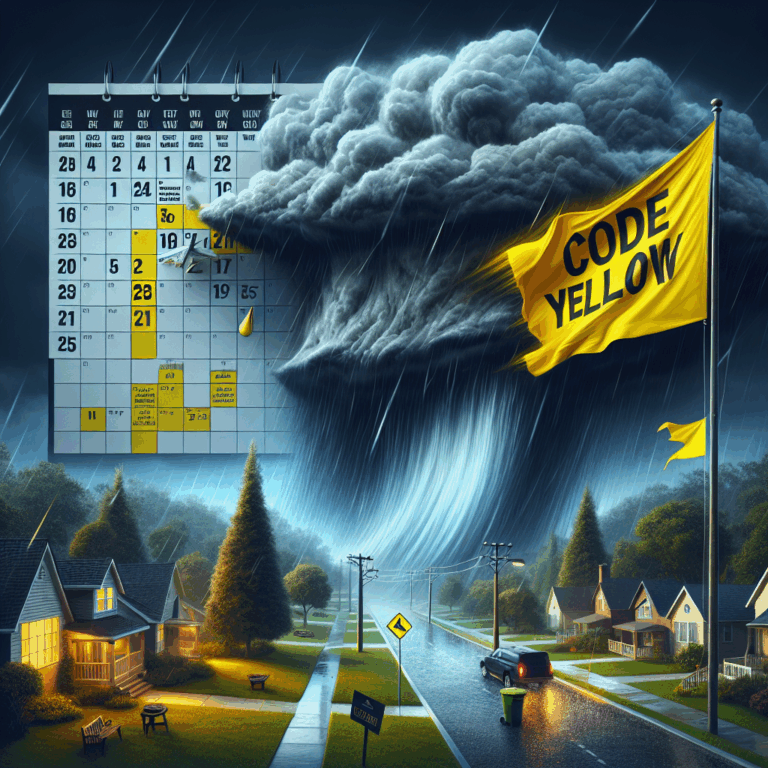 Wat betekent code geel voor ons dit weekend: zwaar onweer en harde wind?