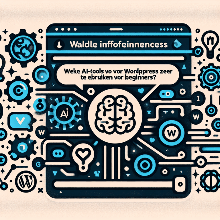 Welke AI-tools voor WordPress zijn eenvoudig te gebruiken voor beginners?
