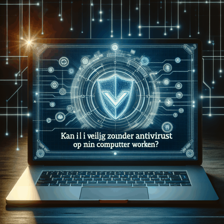 Kan Ik Veilig Zonder Antivirus Op Mijn Computer Werken?