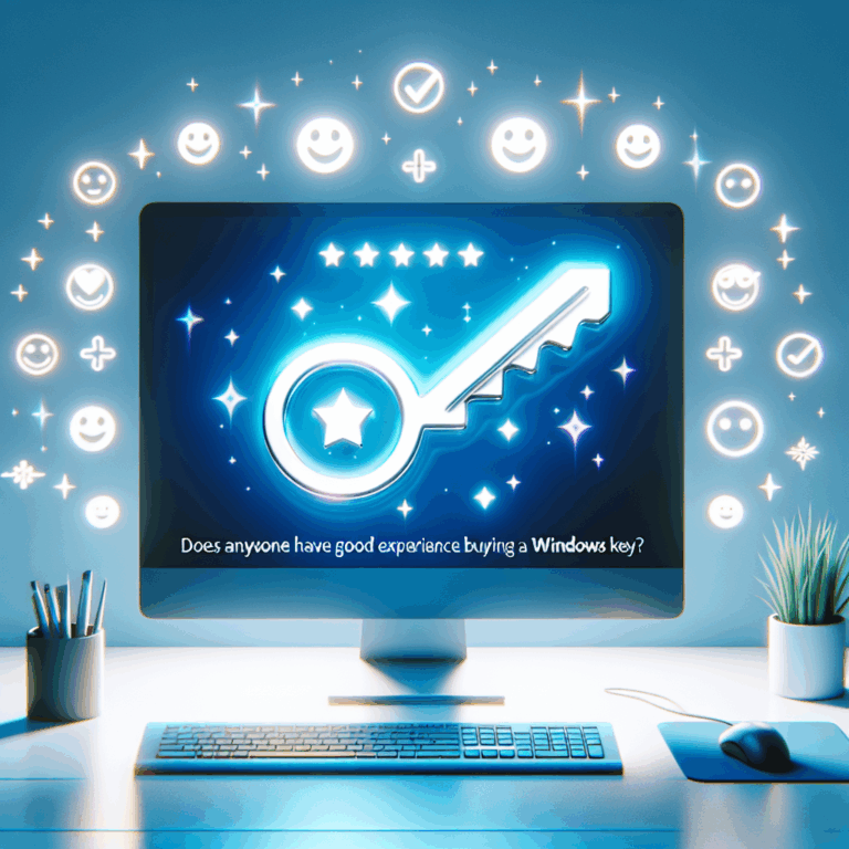 Heeft iemand goede ervaringen met het kopen van een Windows key?